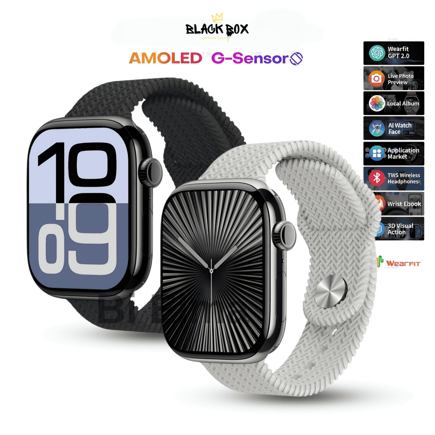 Watch Series 10 [GPS + CELLULAR] - 45mm - Amoled | Premium Quality