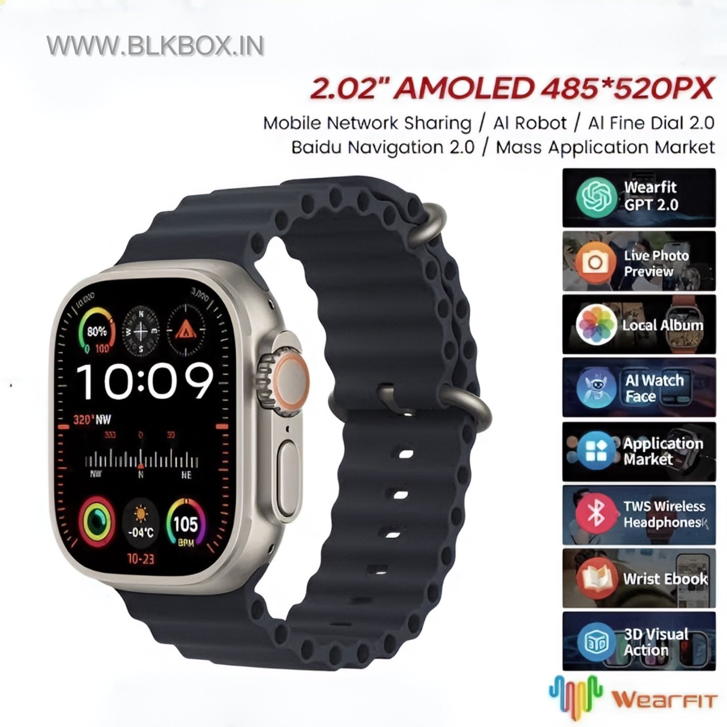 Watch Ultra 3 [GPS + CELLULAR] - 49mm - Amoled | Premium Quality